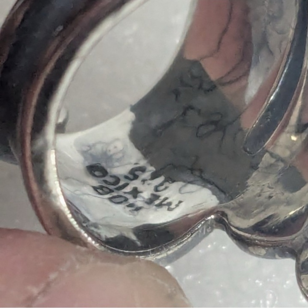Unique Abstract Sterling Silver Ring - image 6